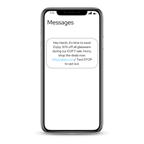 sms template