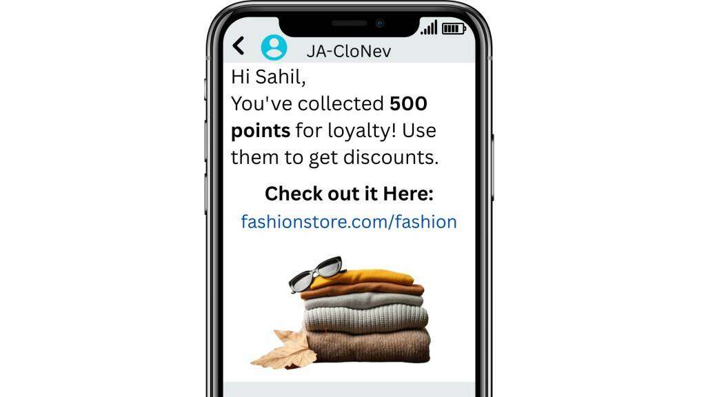 SMS Templates for loyality points