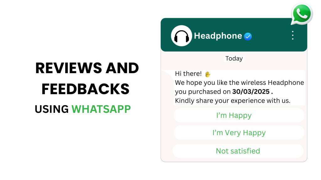 WhatsApp feedback Templates