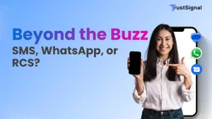 A girl is standing with phone in hand.